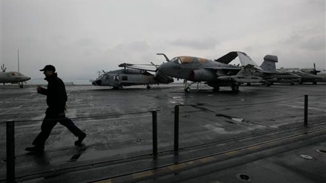 Aboard the USS Nimitz